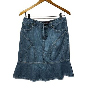 Y2K Denim Blue Skirt